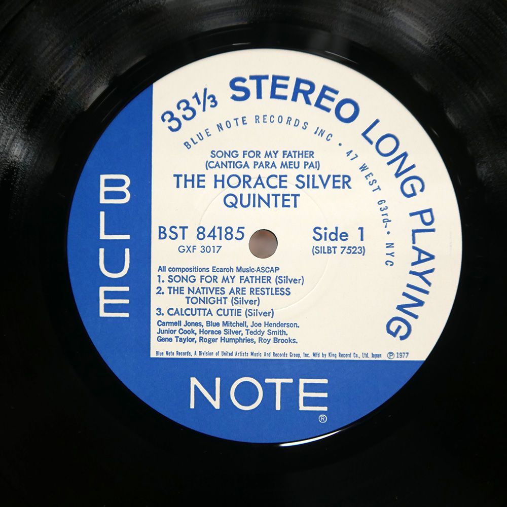 国内盤 HORACE SILVER/SONG FOR MY FATHER/BLUE NOTE GXF3017 LP