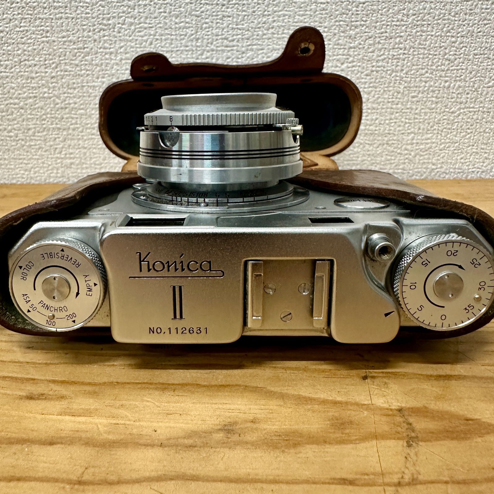 Konica コニカ ⅡB-m フィルムカメラ レトロカメラ ヴィンテージケース