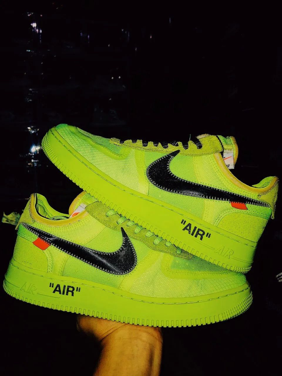 OFF-WHITE x Nike Air Force 1 Part 2 Volt THE TEN