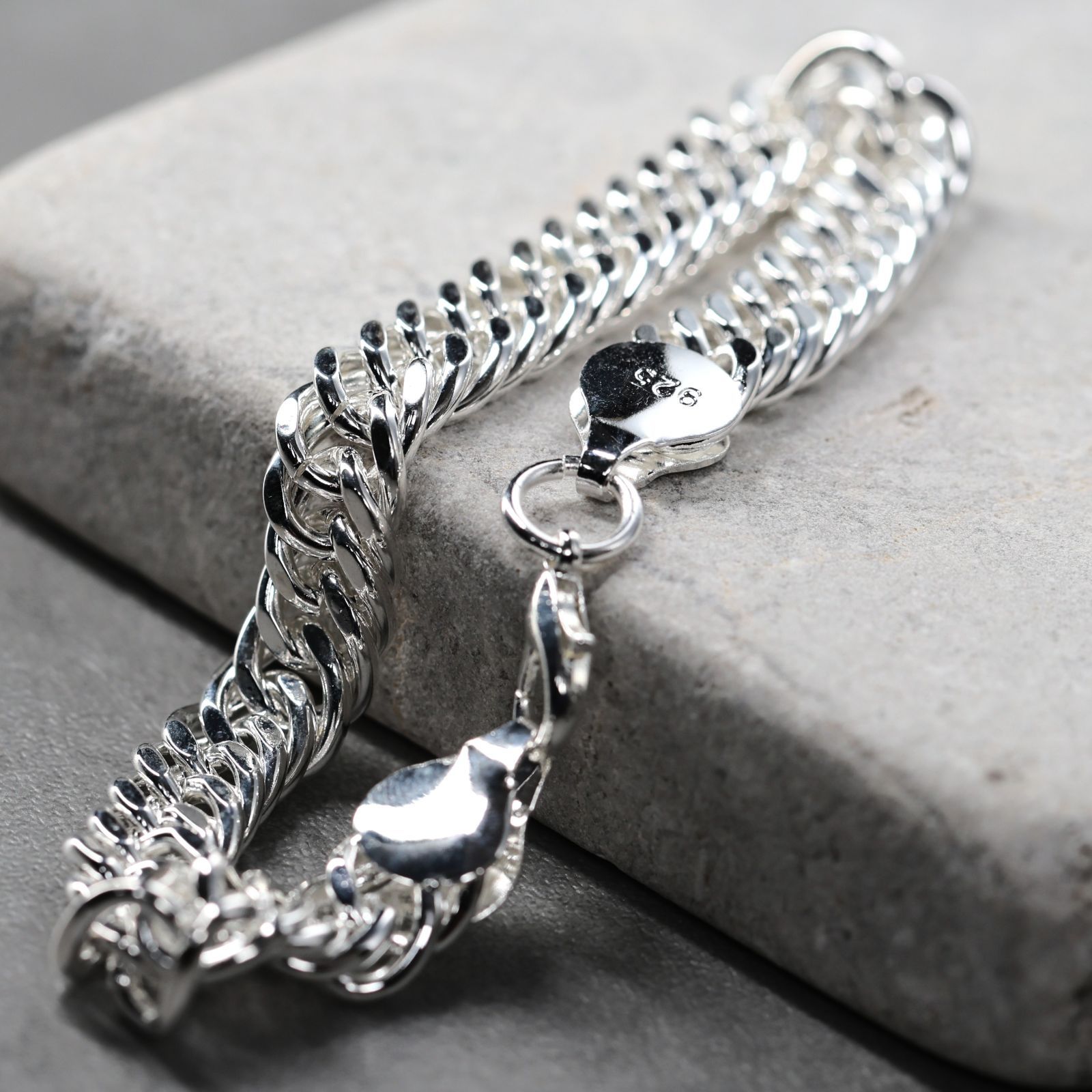 メキシカン 喜平チェーン ブレスレット シルバー S925刻印