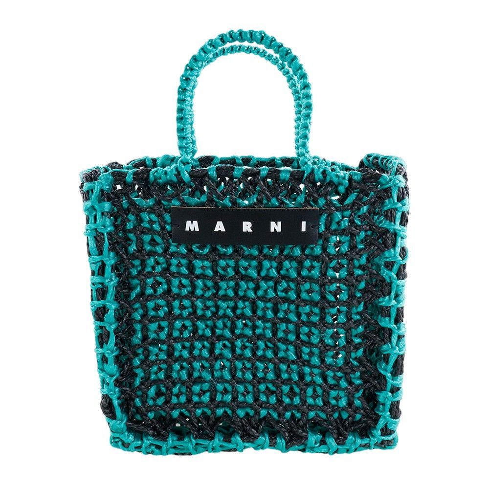 マルニカフェ かごバッグ 青 MARNI マルニ カゴバッグ マルニカフェ