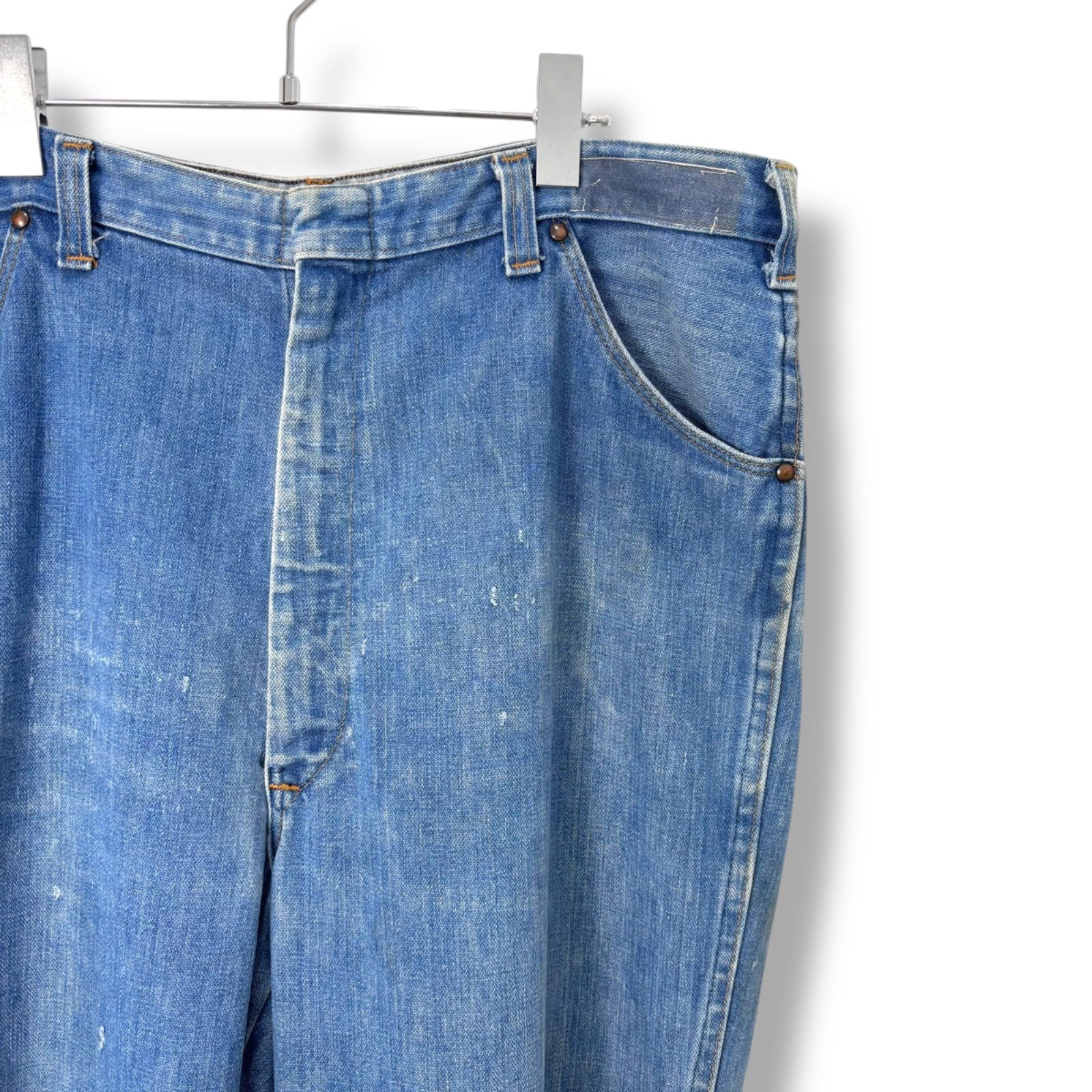 70s Dickies ディッキーズ ワークパンツ チビタグ TALON Rare】 70s Dickies Denim Work Trousers 70年代 ディッキーズ デニム