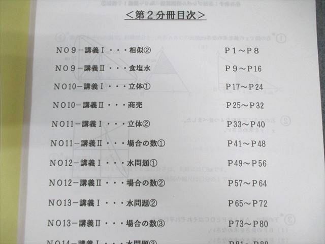 浜学園 小6 女子 トップレベル算数特訓 第1〜5分冊 2022 計5冊 ☆ 062R2D 浜学園 小6 女子 トップレベル算数特訓 第1～5分冊 2022 計5冊