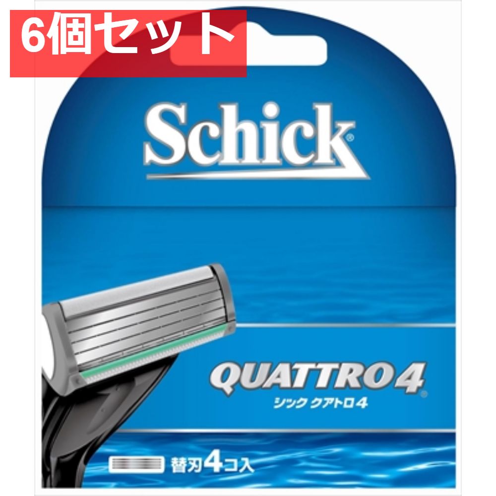 クアトロ4替刃（4コ入） 6個セット まとめ売り
