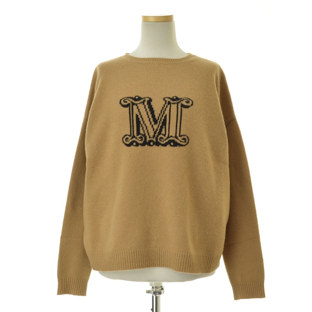 MaxMara】白タグ ファーストライン MaxMaraGram ロゴカシミヤ
