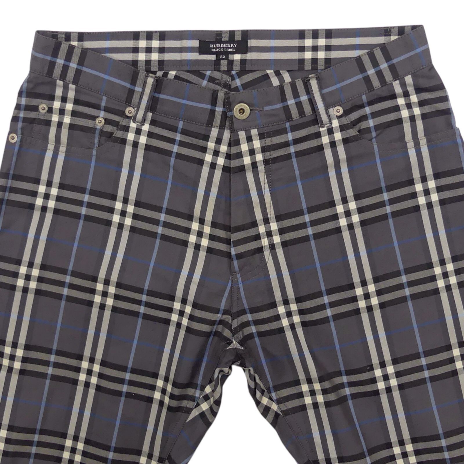 【美品】【82】BURBERRY BLACK LABEL チェックパンツ メンズ BURBERRY BLACK LABE 廃盤 バーバリーブラックレーベル チェック