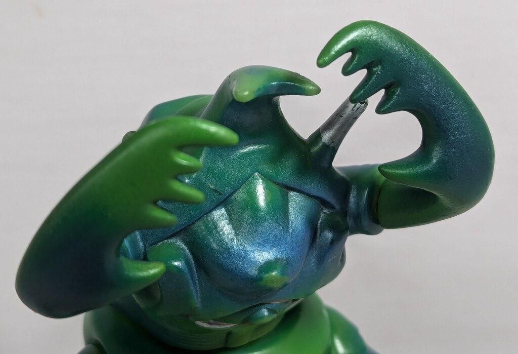 マルサン スタンダードサイズ アントラー 255mm 青成型に青と黄緑