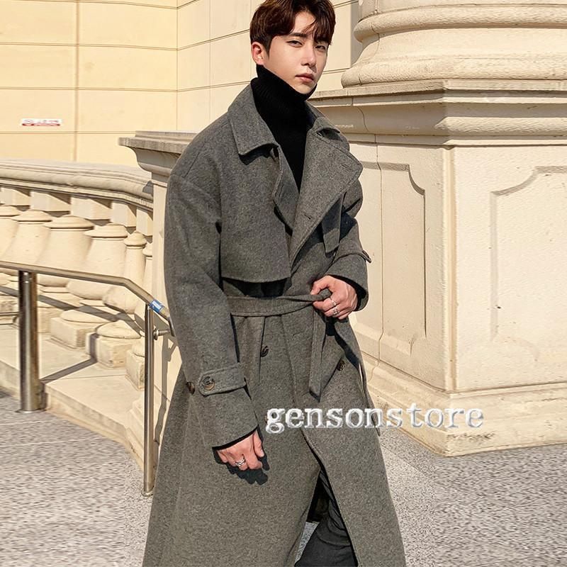 チェスターコート メンズ アウター ロング ウールコート