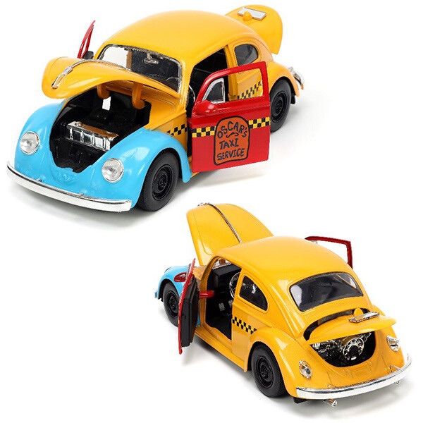 JADA オスカー・ザ・グラウチ & 1959フォルクスワーゲンビートル 1959 Sesame Street VW Beetle with Oscar Figure 1:24 Scale