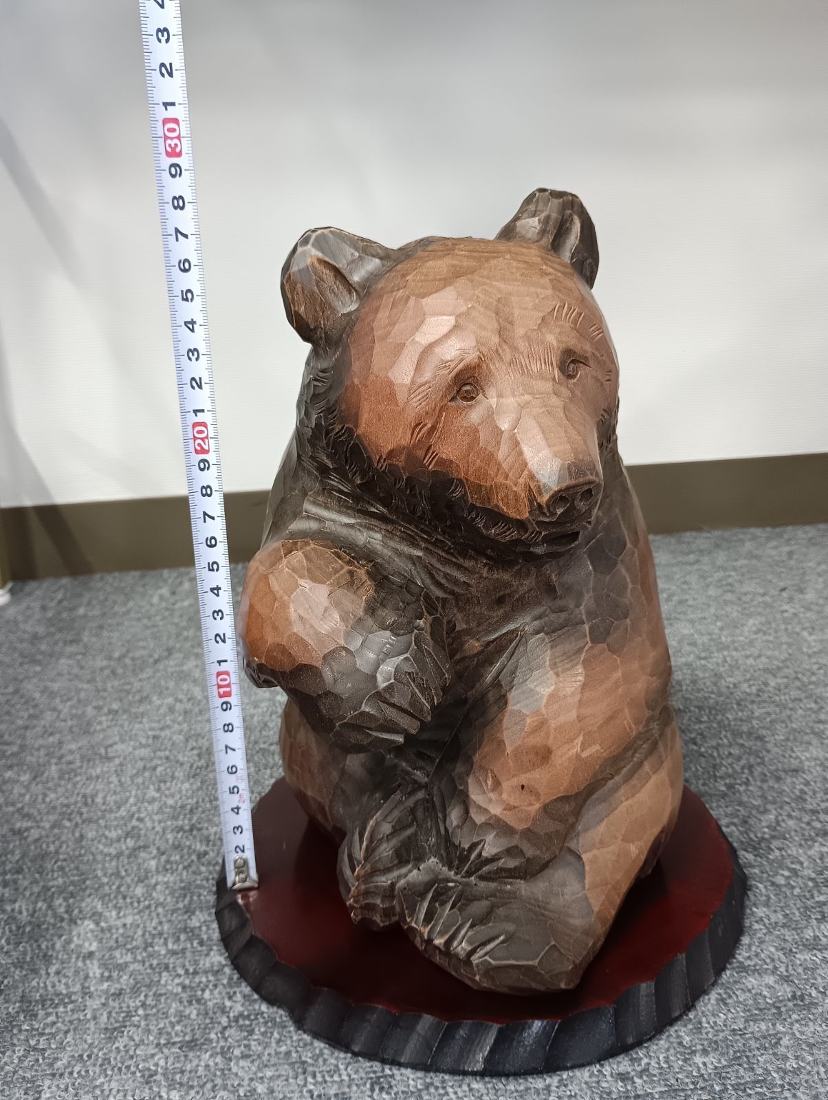 木彫り熊 お座り熊 郷土玩具 北海道 上山作 - メルカリ