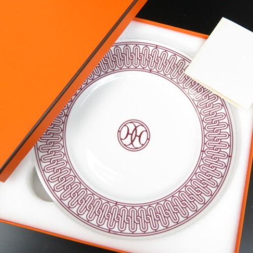 77032 HERMES エルメス 22.5cm 陶器　食器　プレート　インテリア 皿