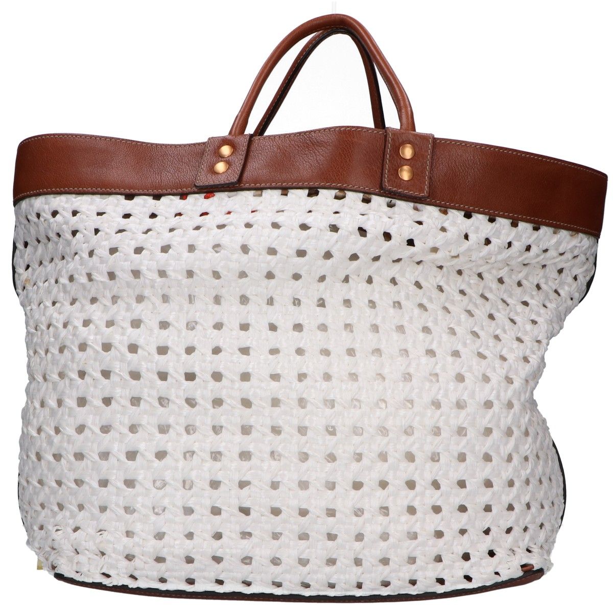 DOLCE&GABBANA ドルチェアンドガッバーナ BB3894 ラフィアxレザー