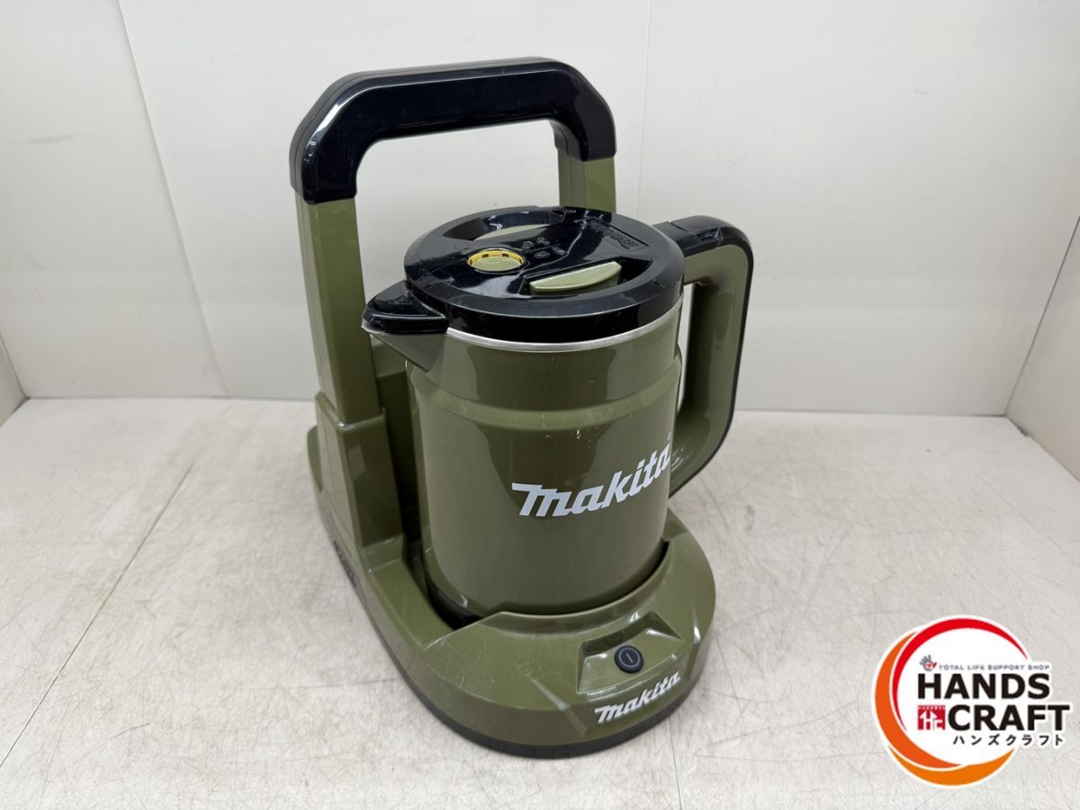 ♪ makita 充電式ケトル KT001G 蓋部分欠け有り 40V マキタ