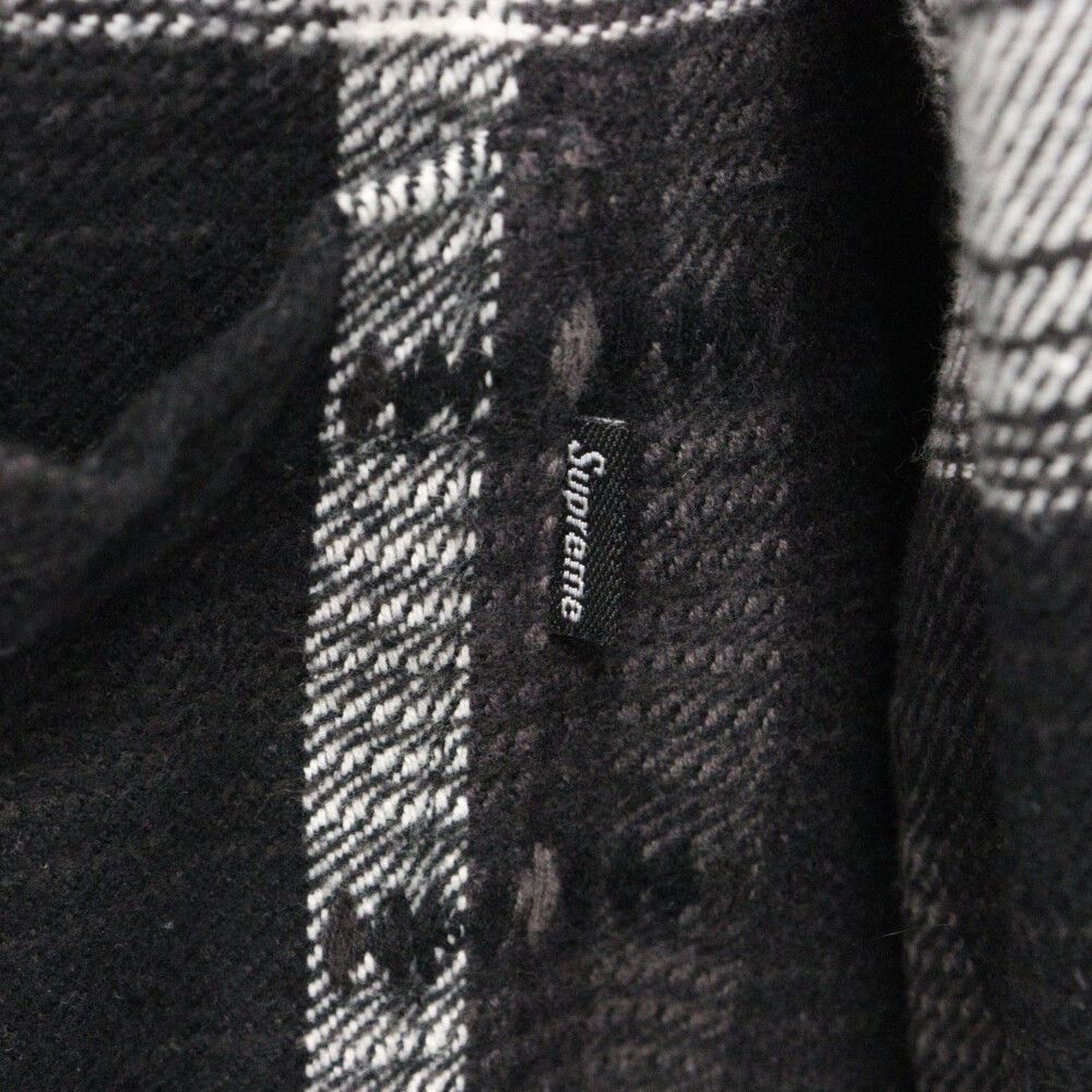 SUPREME (シュプリーム) 18AW Hooded Jacquard Flannel Shirt フード