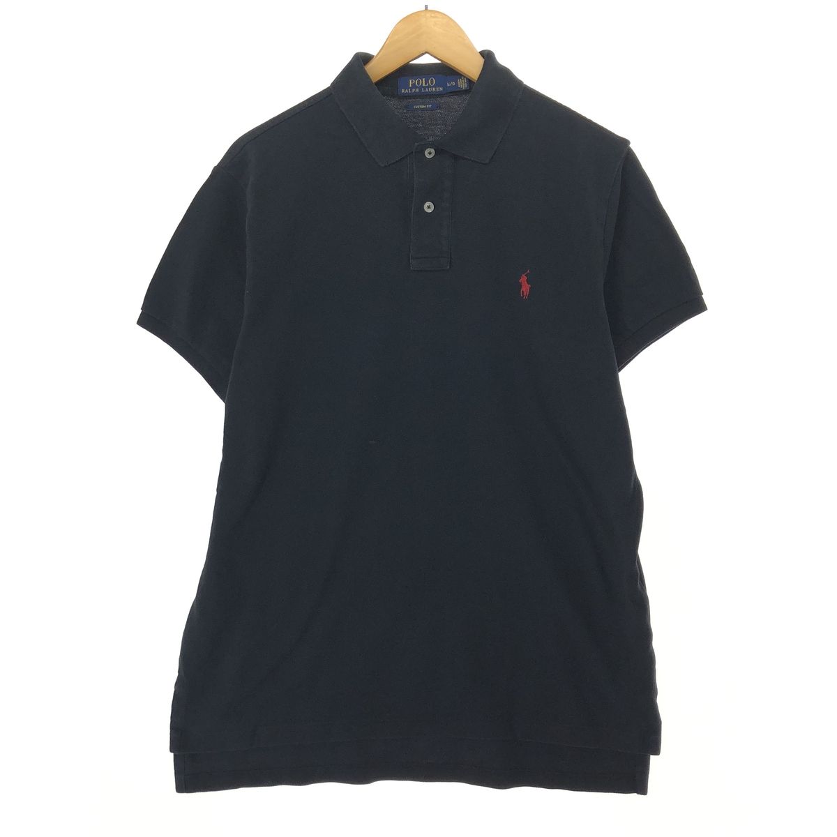 古着 ラルフローレン Ralph Lauren POLO RALPH LAUREN CUSTOM FIT 半袖 ポロシャツ メンズL/eaa432911
