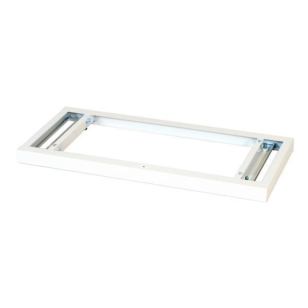 スチール書庫用ベース 【ホワイト】 幅90cm スチール 粉体塗装 〔オフィス 