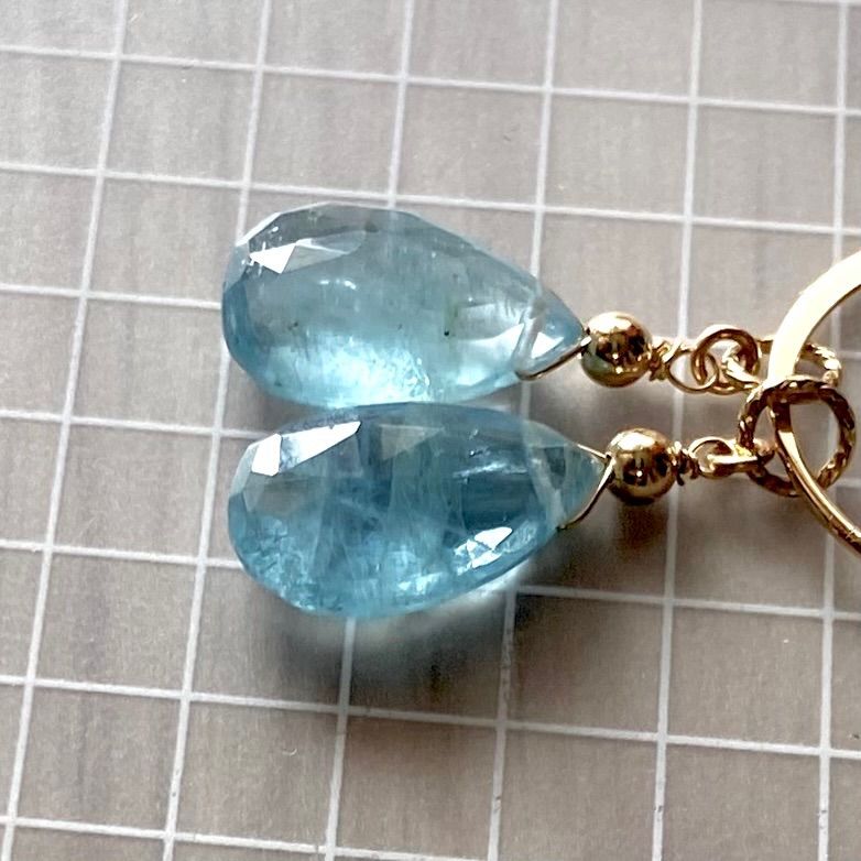 サンタマリアアクアマリン コレクション ピアスチャームⅡ 14kgf 14kgf