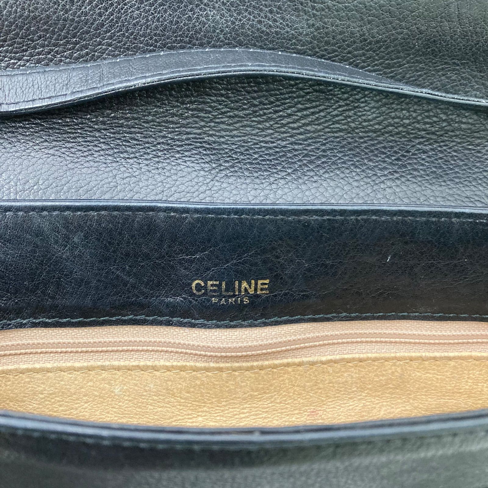 ?最終価格?【CELINE】セリーヌ ショルダーバッグ ブラック 革 メンズ 