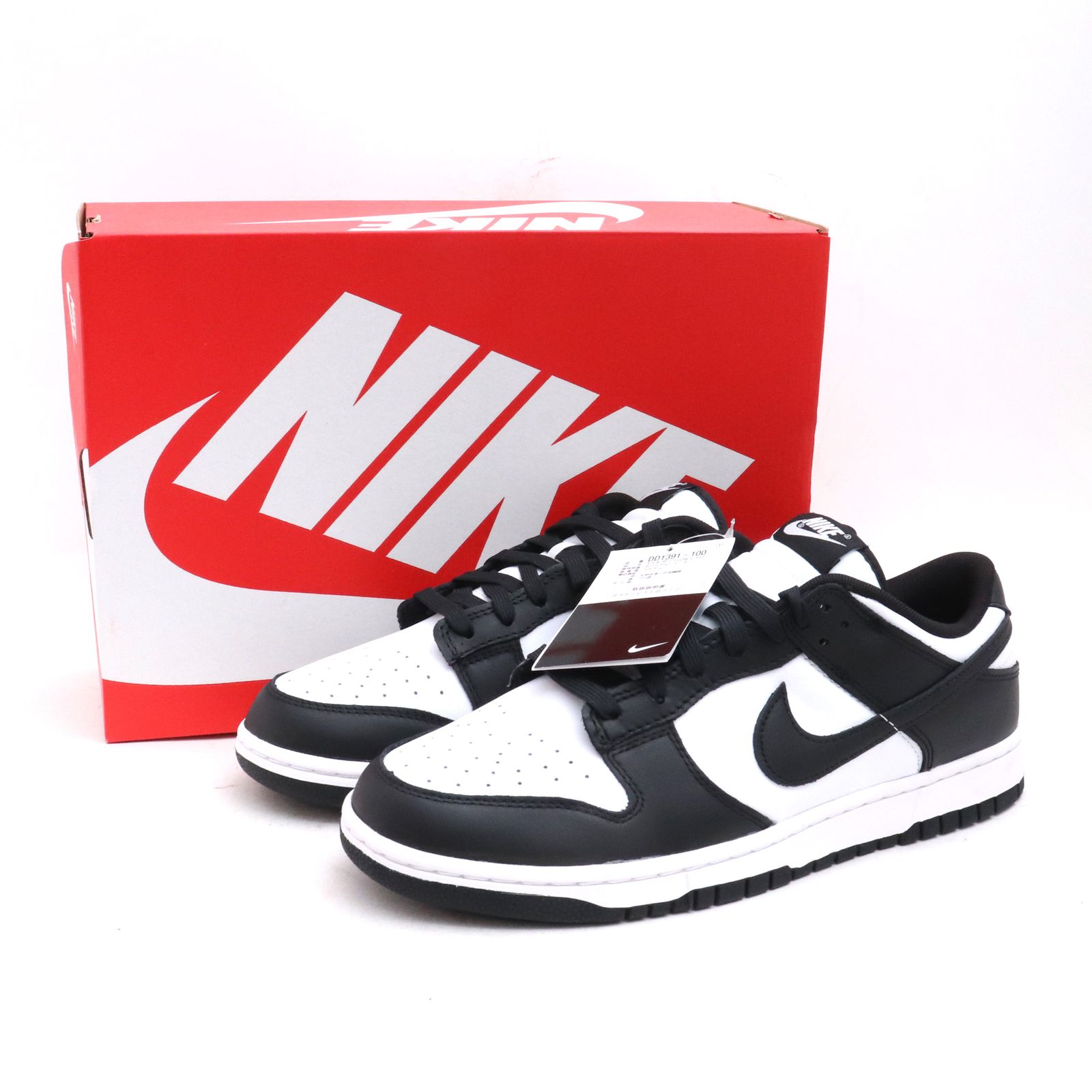 未使用 29cm NIKE DUNK LOW RETRO WHITE BLACK スニーカー - メルカリ