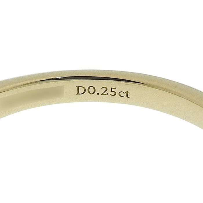 TIFFANY & Co. ティファニー ソリティア ダイヤ リング K18YG/Pt950  