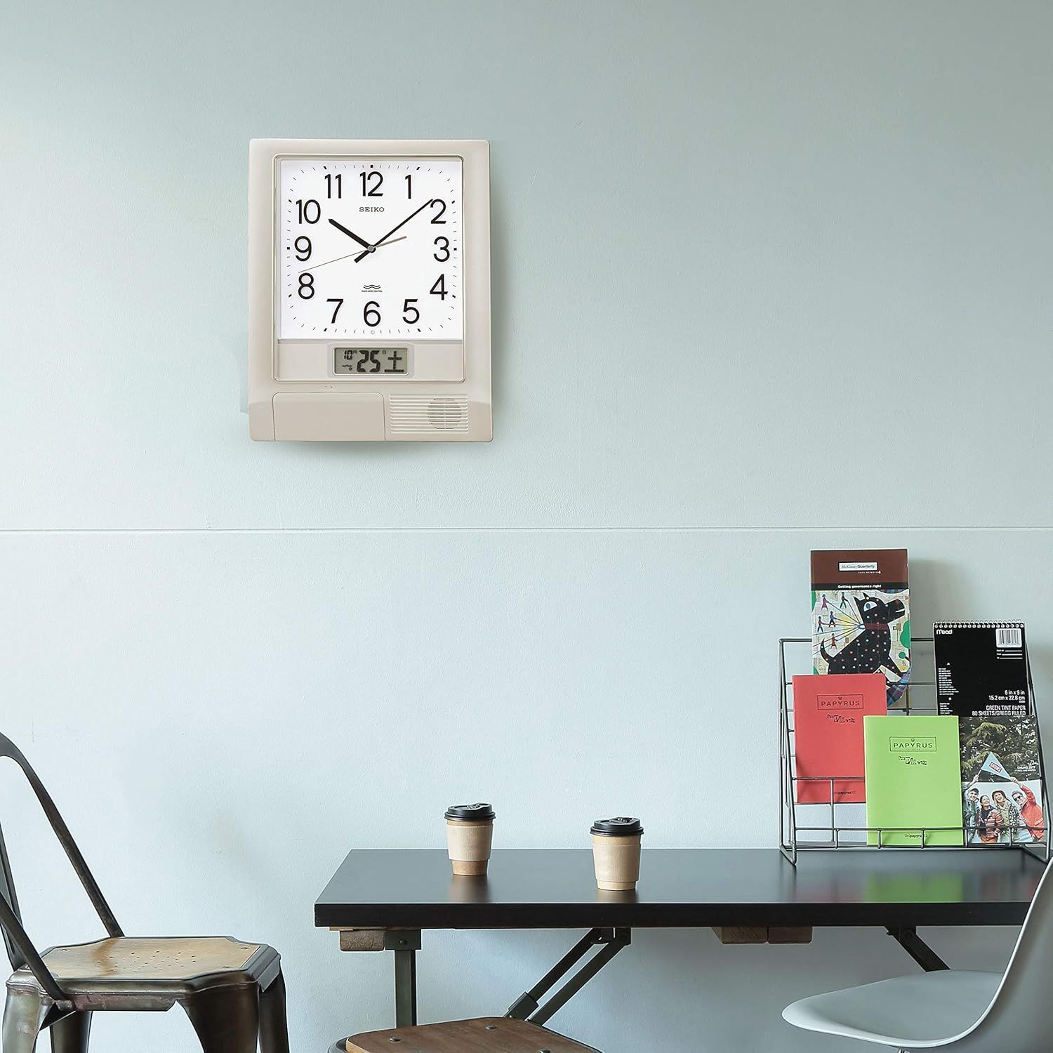 セイコークロック 掛け時計 オフィスタイプ チャイム プログラム機能  