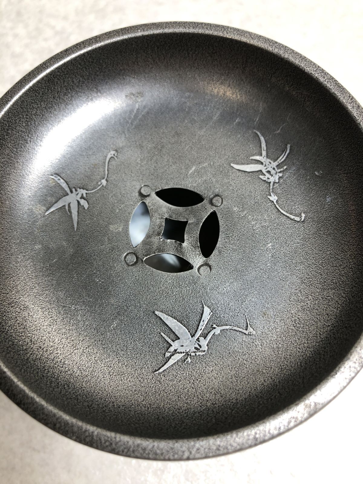 DH986】間村自造 茶こぼし 錫製 茶道具 - メルカリ