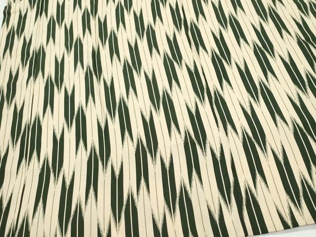 平和屋着物○長襦袢 無双仕立て 矢羽根文様 正絹 逸品 CAAX0830vf