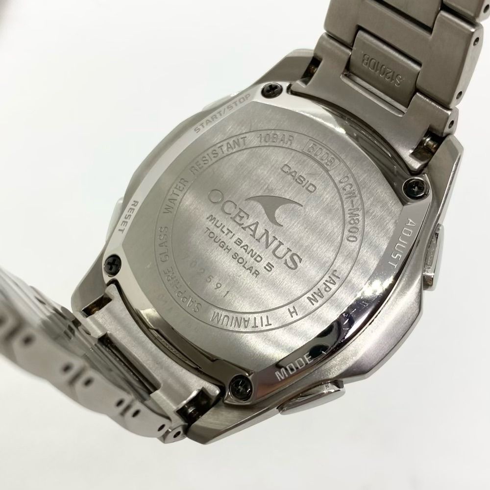 CASIO オシアナス OCW-M800TBJ-1AJF 電波時計 - メルカリ