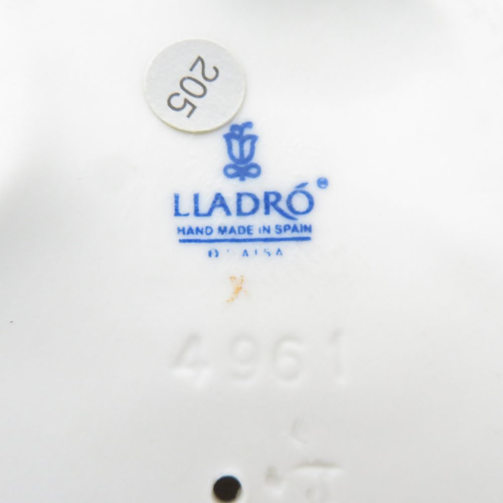 美品 LLADRO リヤドロ 4961 天使の考えごと（なんとかなるよ） フィギュリン 置物 陶器人形 天使 SC7979C2 美品 LLADRO リヤドロ 4961 天使の考えごと（なんとかなるよ