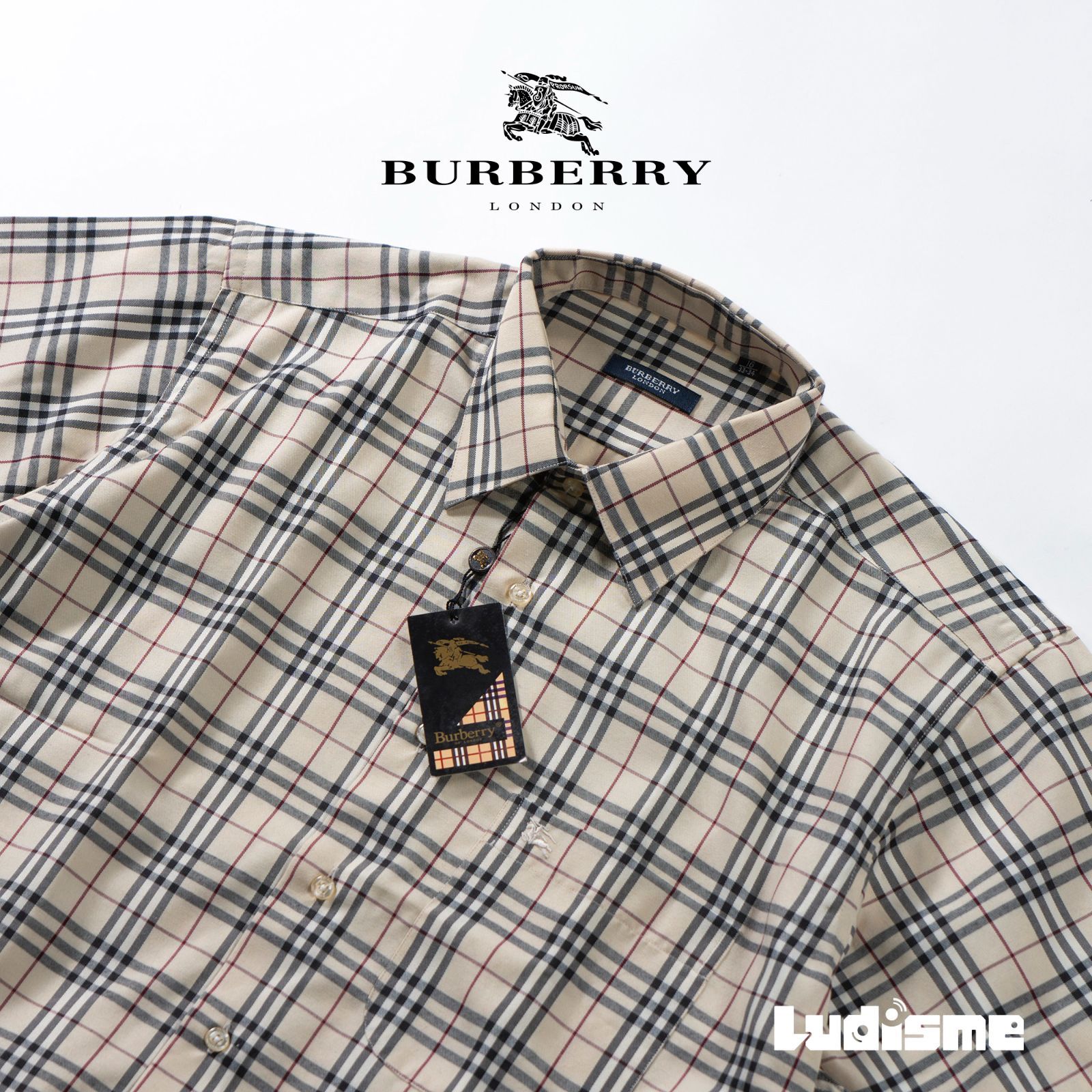 未使用級○現行 BURBERRY バーバリー ロンドン リカルドティッシ
