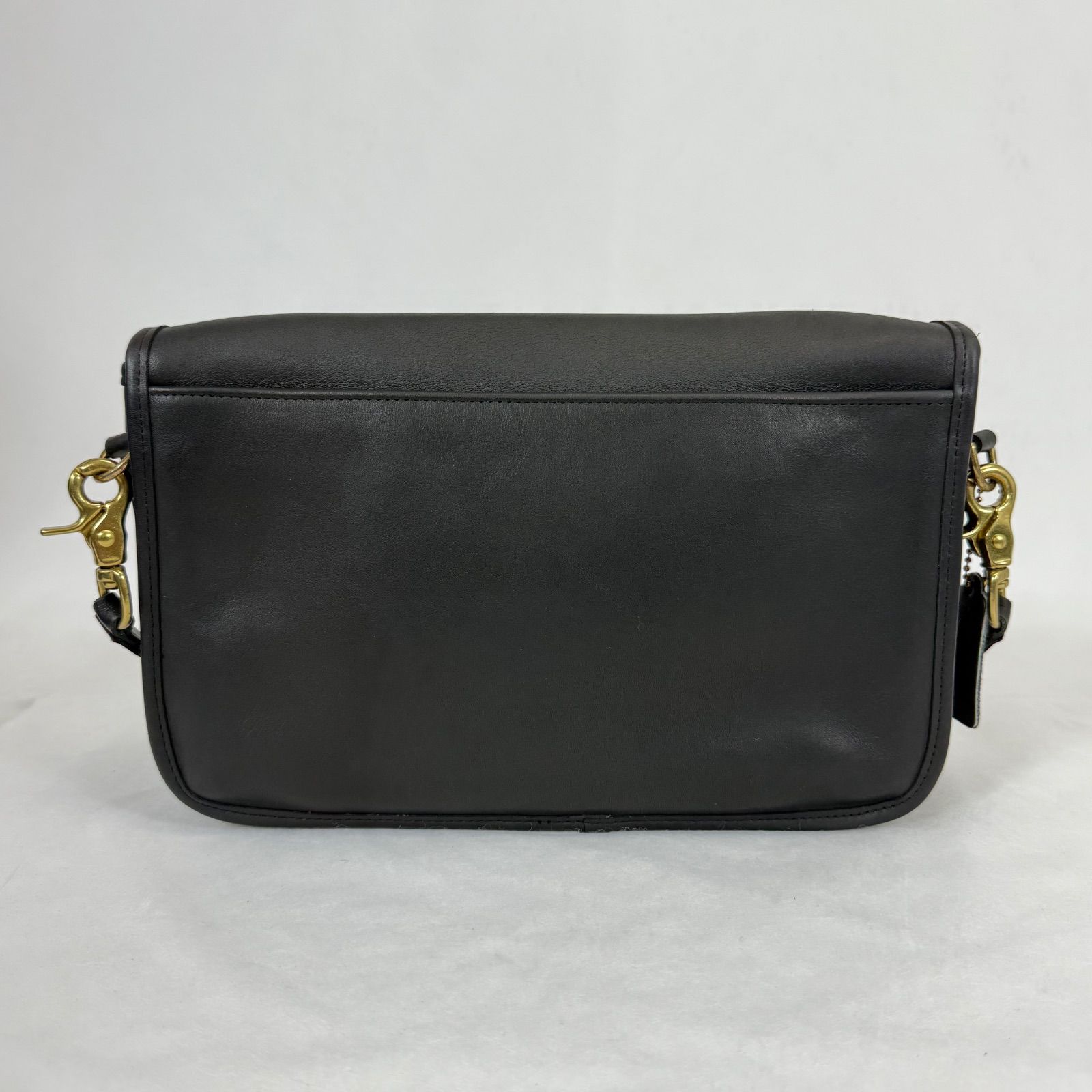 USA製 COACH オールド コーチ レザーショルダーバッグ 黒☆9930