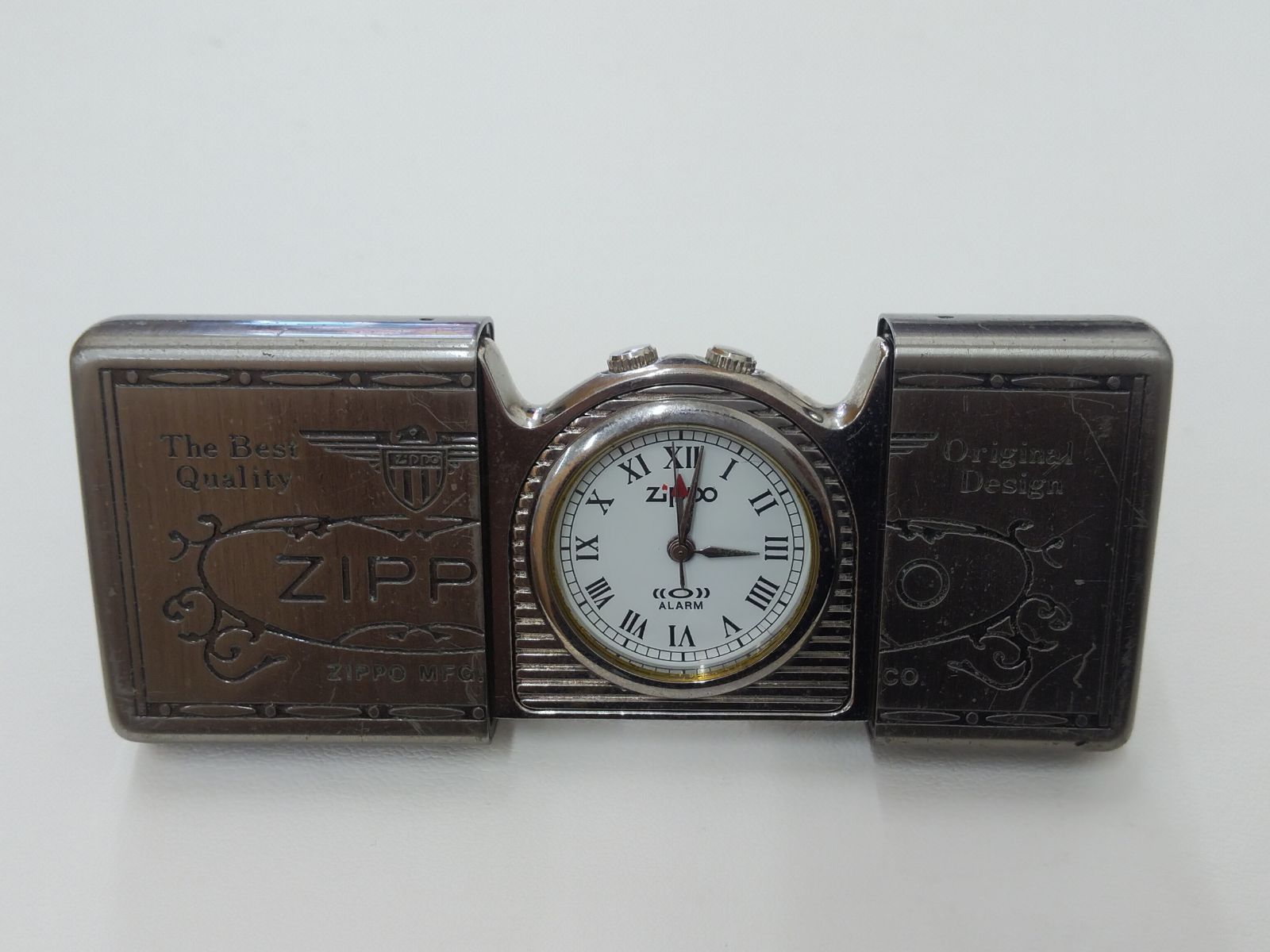 ZIPPO　ZIPPOポケットクロック　ジッポ置時計　携帯できるサイズ　#7041ZIPPO-clock