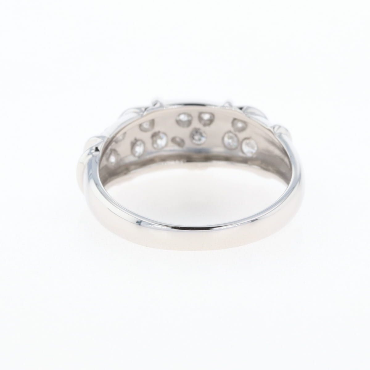 メレダイヤ デザインリング プラチナ 指輪 リング 13号 Pt900  