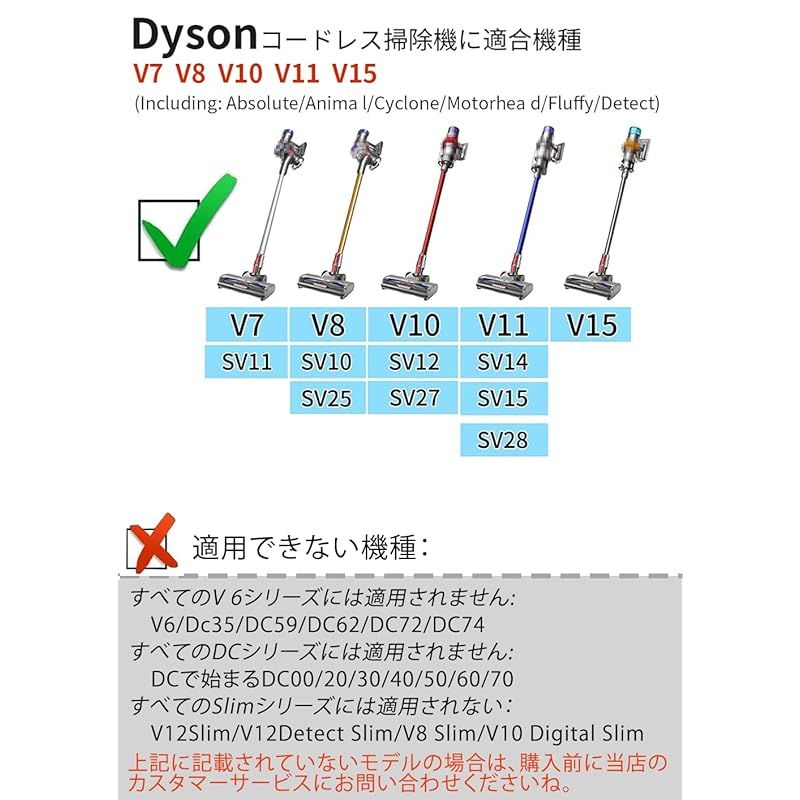 ダイソン掃除機ヘッド V7