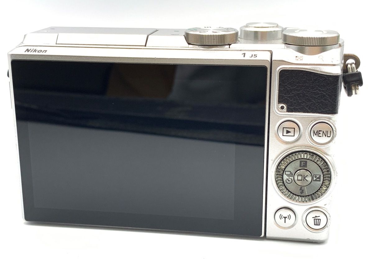 並品 ニコン Nikon 1 J 5 ボディ シルバー