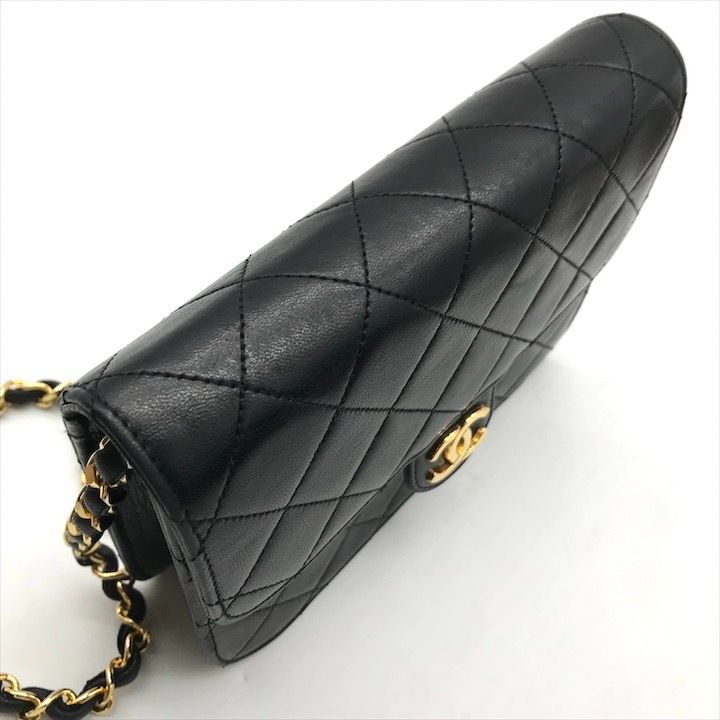 美品 CHANEL シャネル ココマーク マトラッセ レザー プッシュ