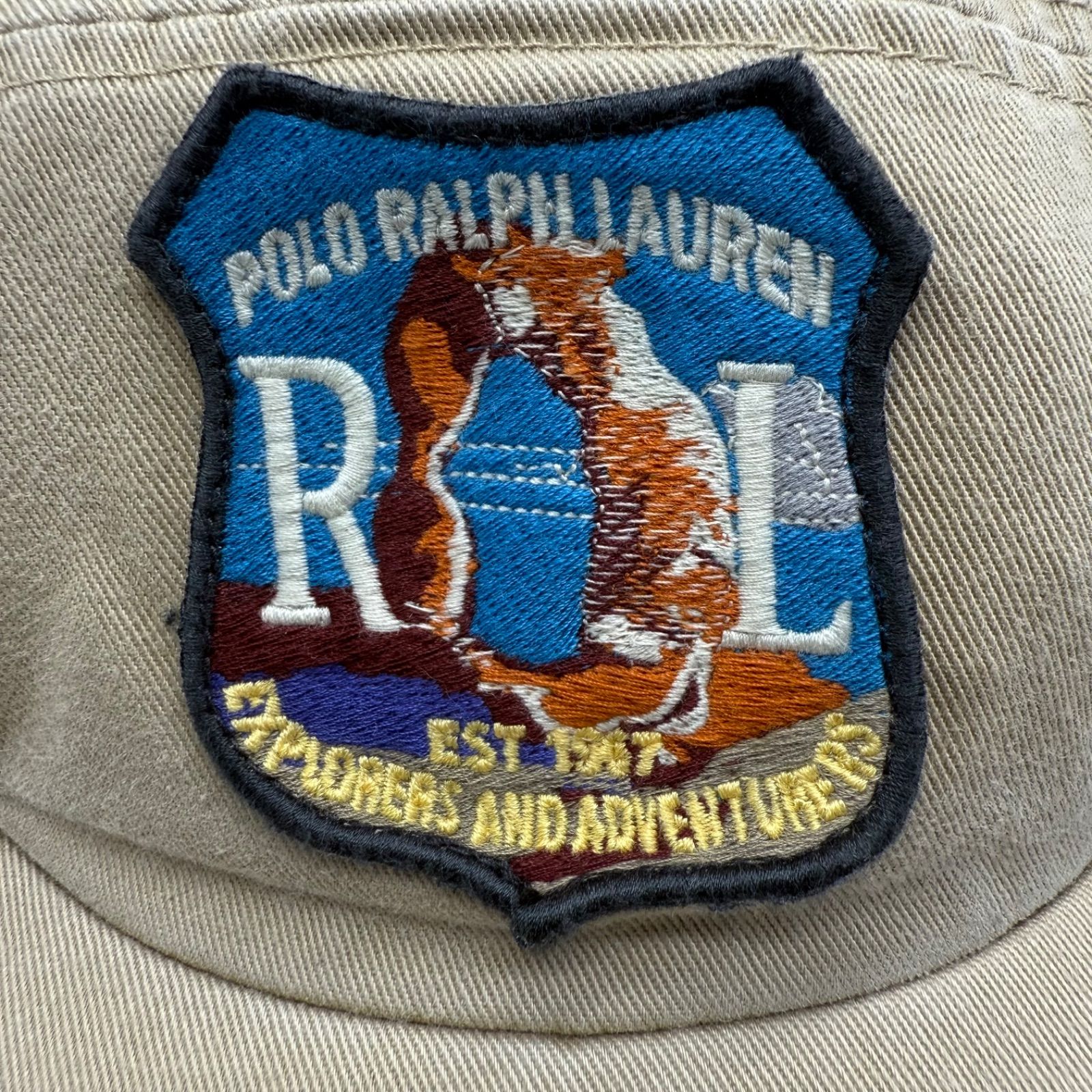 台湾製 POLO ラルフローレン ポロ キャップ 茶 ベージュ ビンテージ 台湾製 POLO ラルフローレン ポロ キャップ 茶 ベージュ ビンテージ