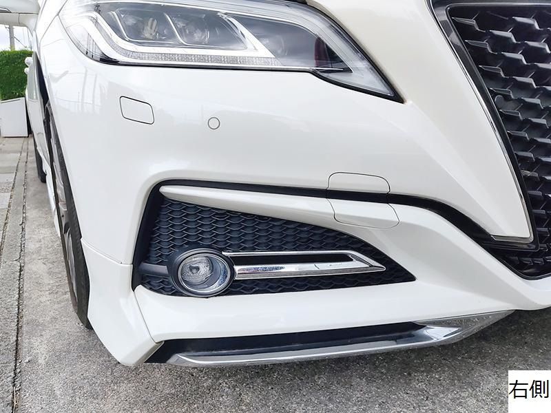 クラウン 220系 フロントスポイラー フロントリップ 純正 白 左右セット