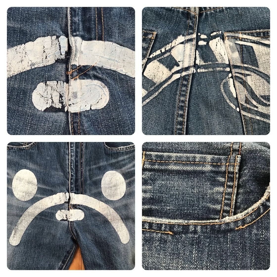 Milo Face Denim Pants Mサイズ a bathing ape BAPE マイロ デニム