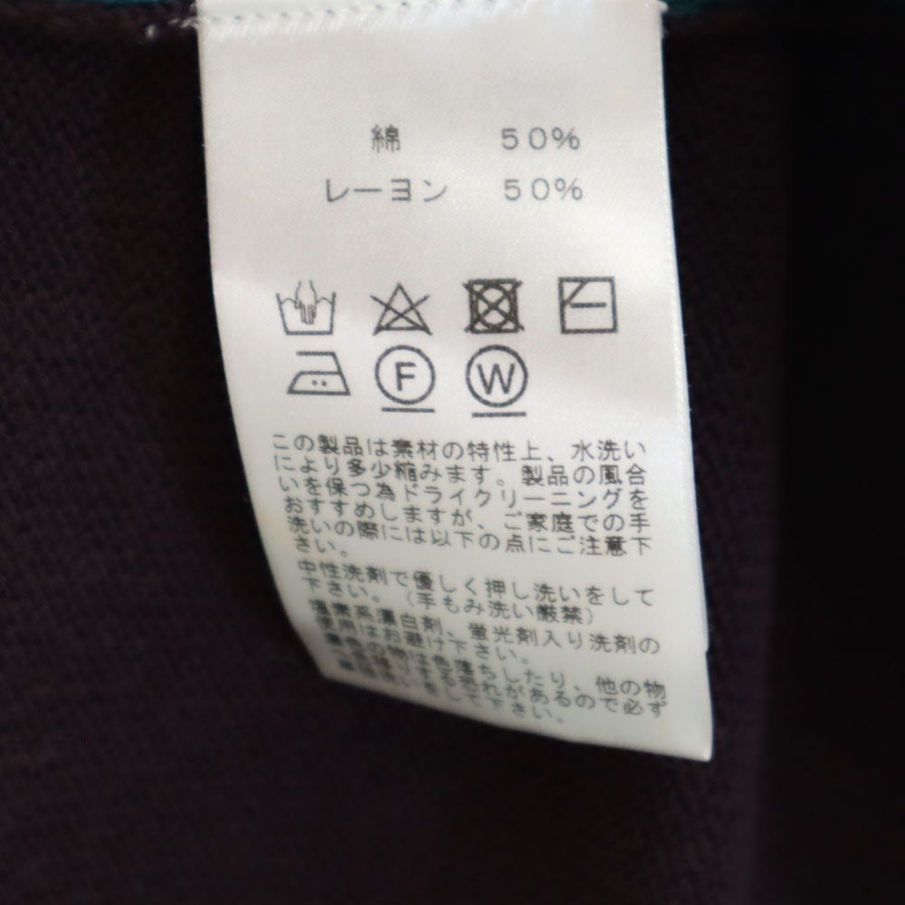 ワイズフォーリビング 長袖 セーター ネイビー Y's for living ニット