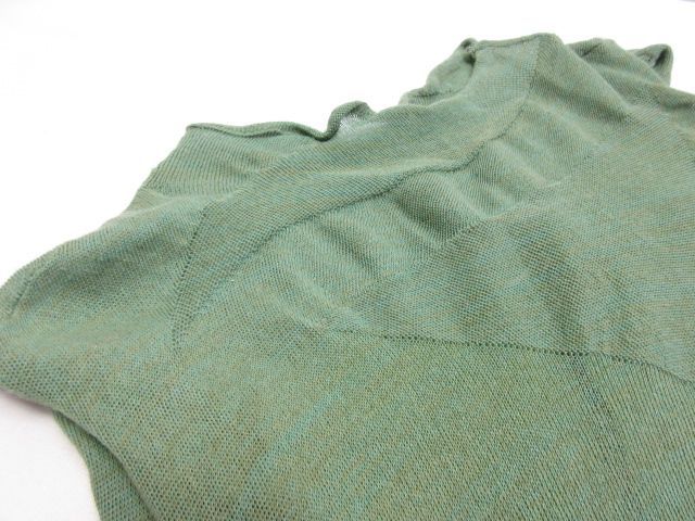 センソユニコ ニット グリーン 38 イオコムイオ  センソユニコオリーブグリーン ニット 美品 センソユニコ io comme io