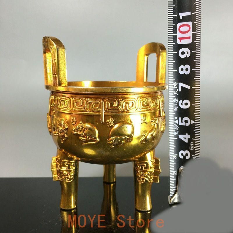 銅製 香炉 三足香炉 龍鳳香炉 薫香炉 仏堂挿し香炉 装飾品 工芸品 置物 銅製 香炉 三足香炉 龍鳳香炉 薫香炉 仏堂挿し香炉 装飾品 工芸品