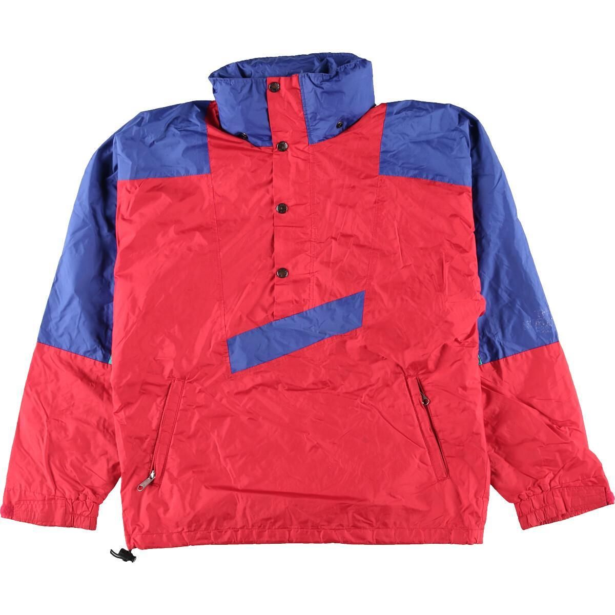 古着 90年代 ザノースフェイス THE NORTH FACE 青タグ フード収納型 