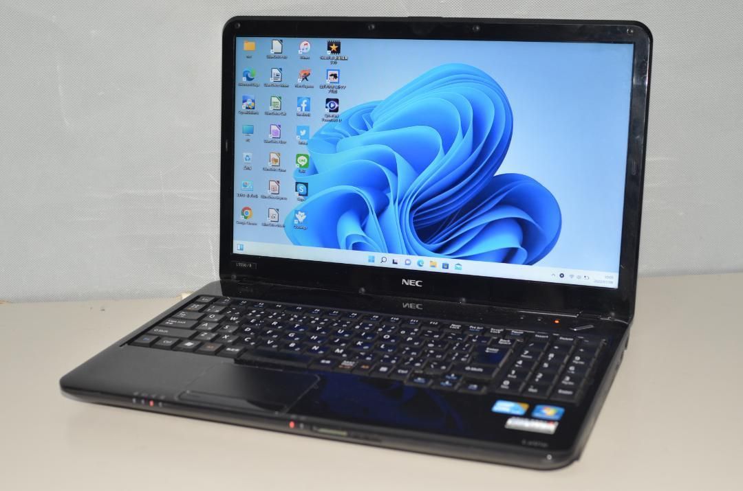 中古ノートパソコン 最新Windows11+office 大容量HDD1TB NEC LS550/B