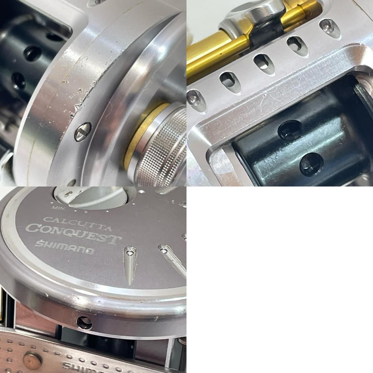 なし SHIMANO シマノ リール 09カルカッタコンクエスト 200 DC ベイトリール 右ハンドル 86