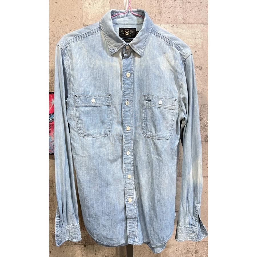 rrl シャンブレーシャツ　xs RRL Military Chambray Shirt シャンブレーシャツ XS