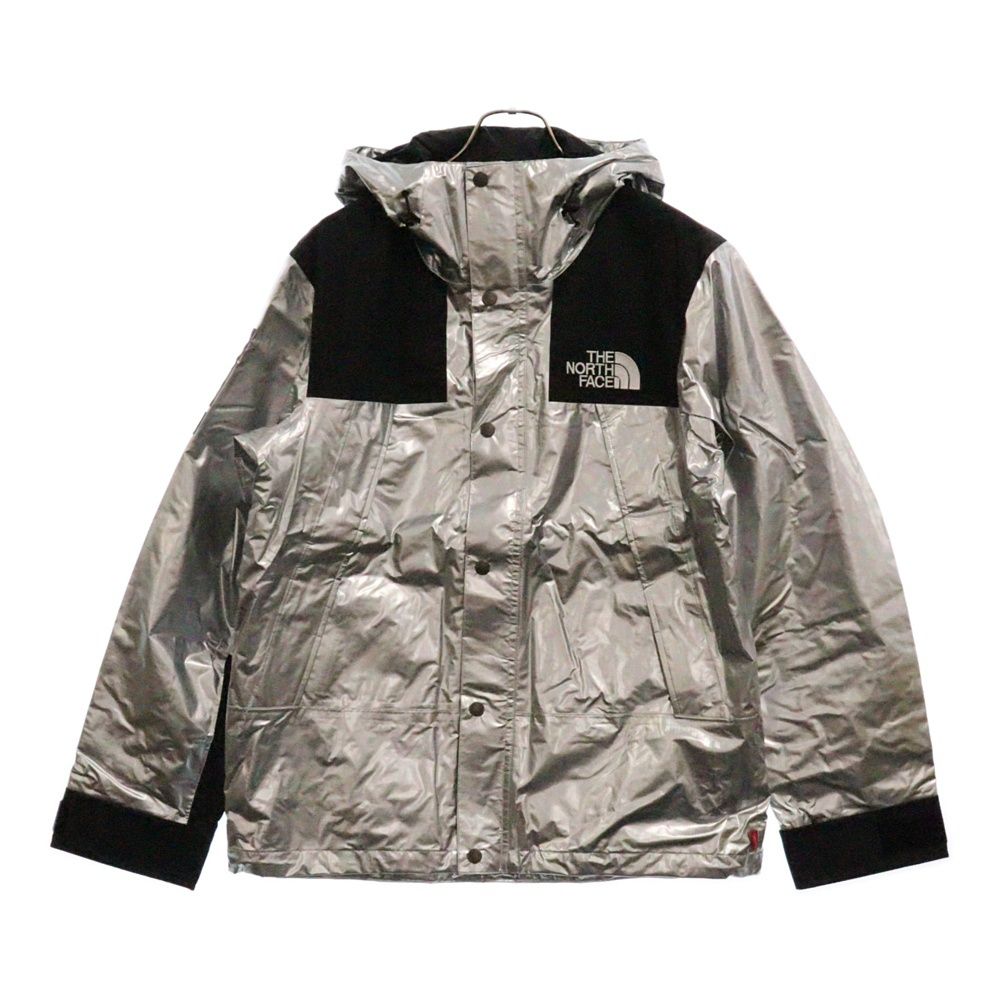 SUPREME シュプリーム 18SS×THE NORTH FACE Metallic Mountain Parka ノースフェイス メタリックマウンテンジャケット シルバー