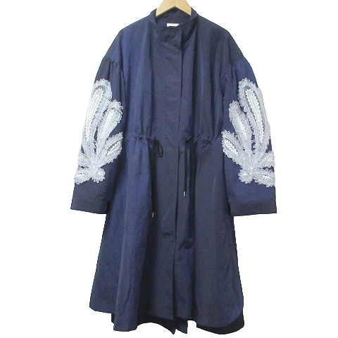 TELMA テルマ ペイズリー刺繍モッズコート Mods 凄まじい Coat 