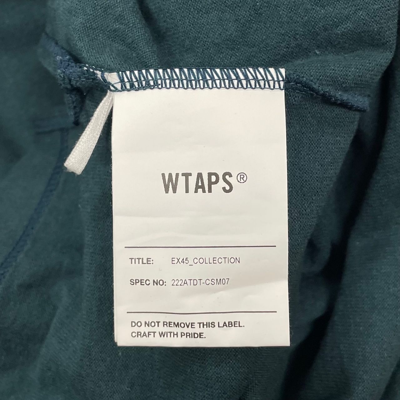 WTAPS 22AW ALL 03 L/S ロングスリーブ Tシャツ カットソー ダブル