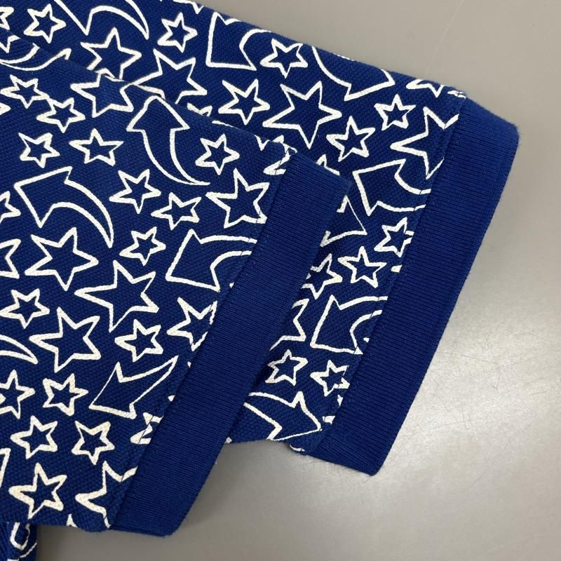 STUSSY ステューシー ポロシャツ 半袖 スター 星柄 総柄
